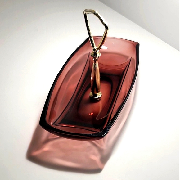 Vintage Glass Candy Dish (1960's) - Picture 2 of 10